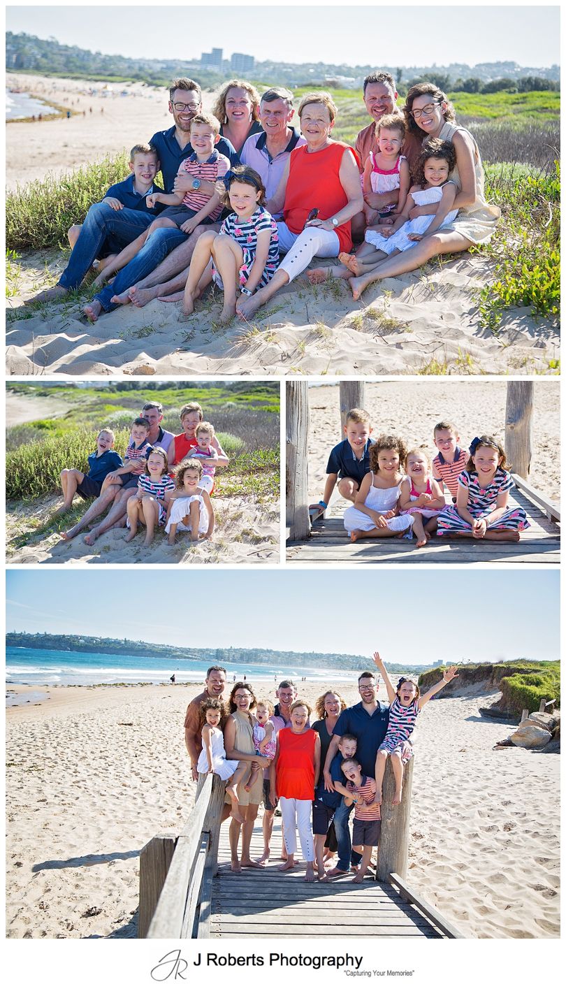 Summer Mini Family Portrait Session Fun at Long Reef Beach on a Sunday Afternoon